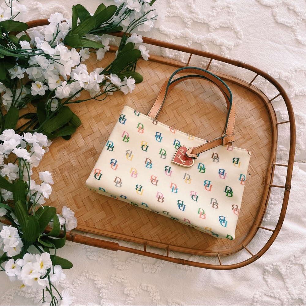 Dooney & Bourke Multicolor Logo Tote